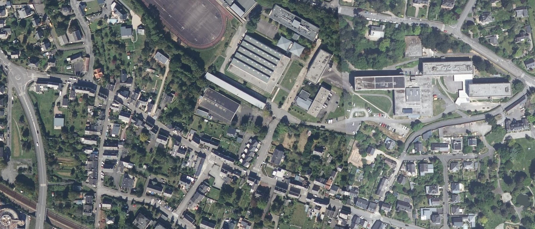 Vue aérienne de IFSI CH Redon