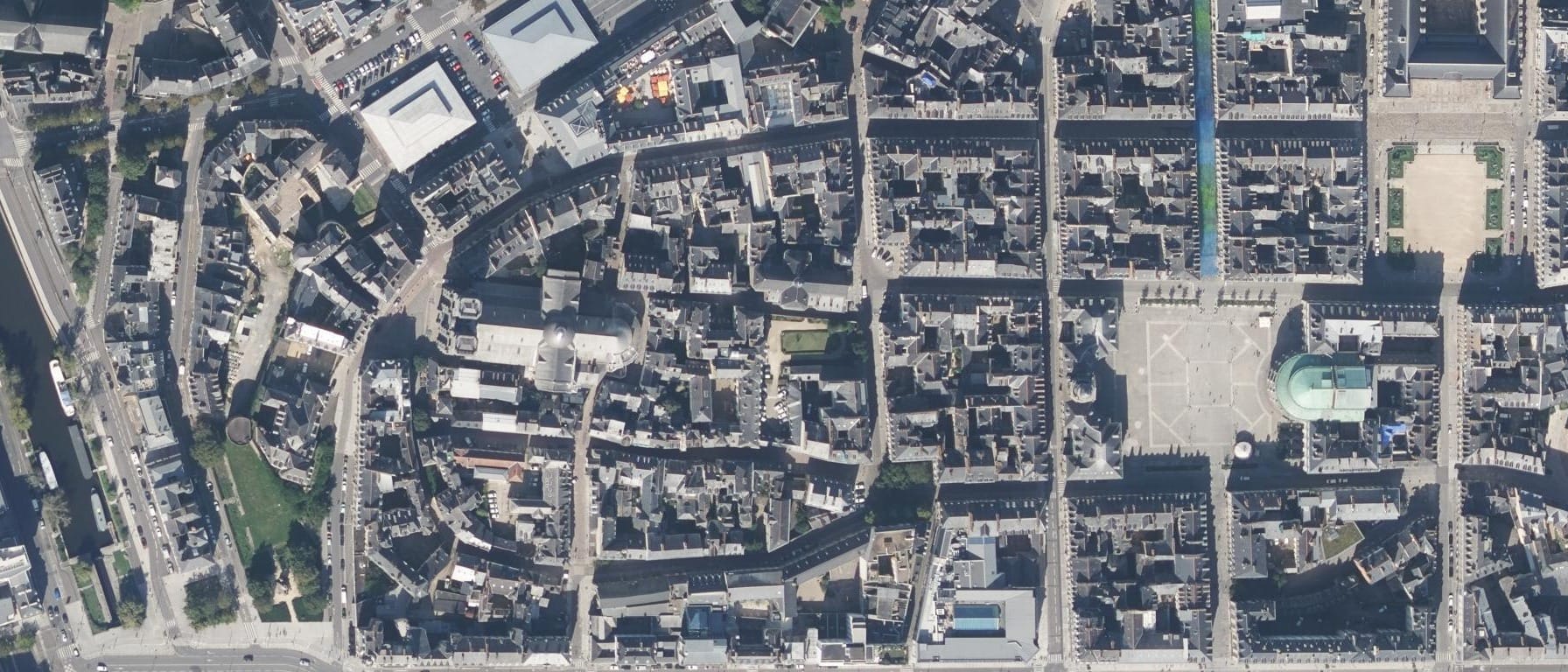 Vue aérienne de ECE Rennes