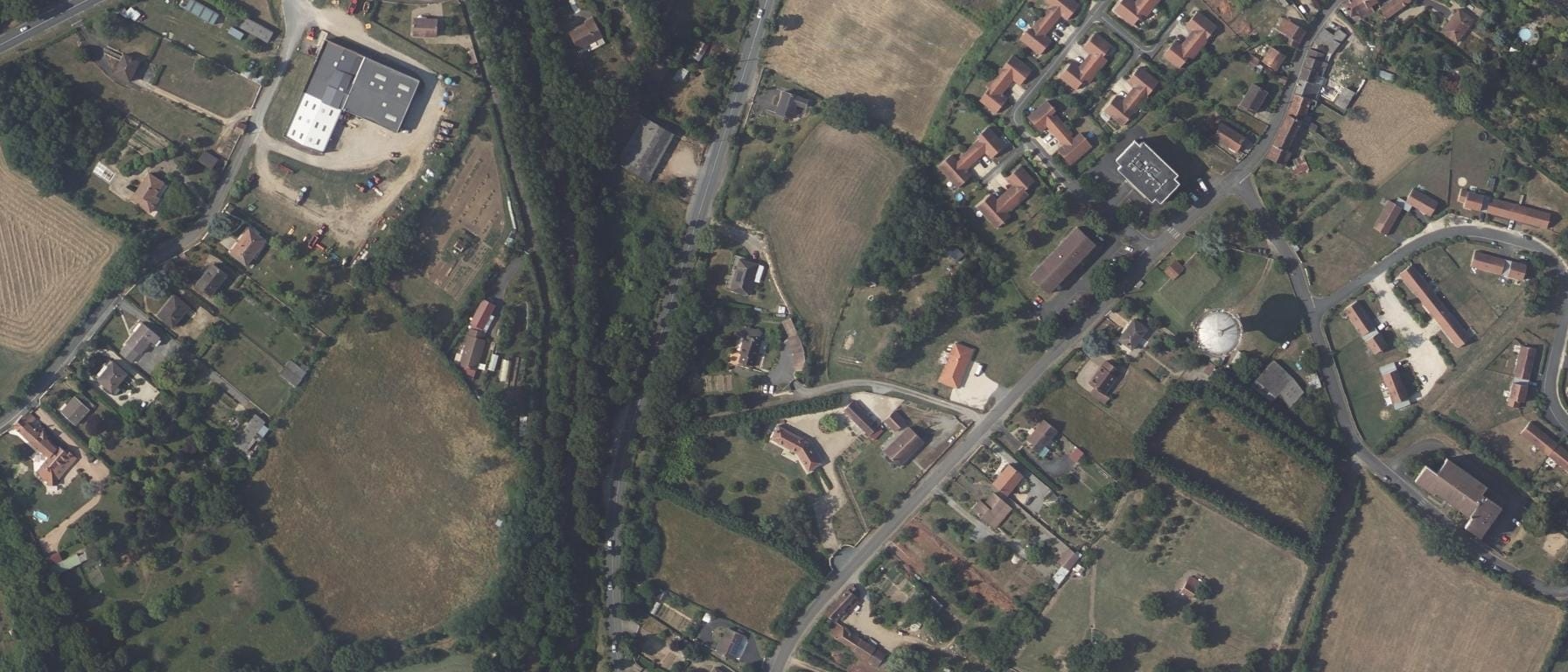 Vue aérienne de IFSI CH Le Blanc