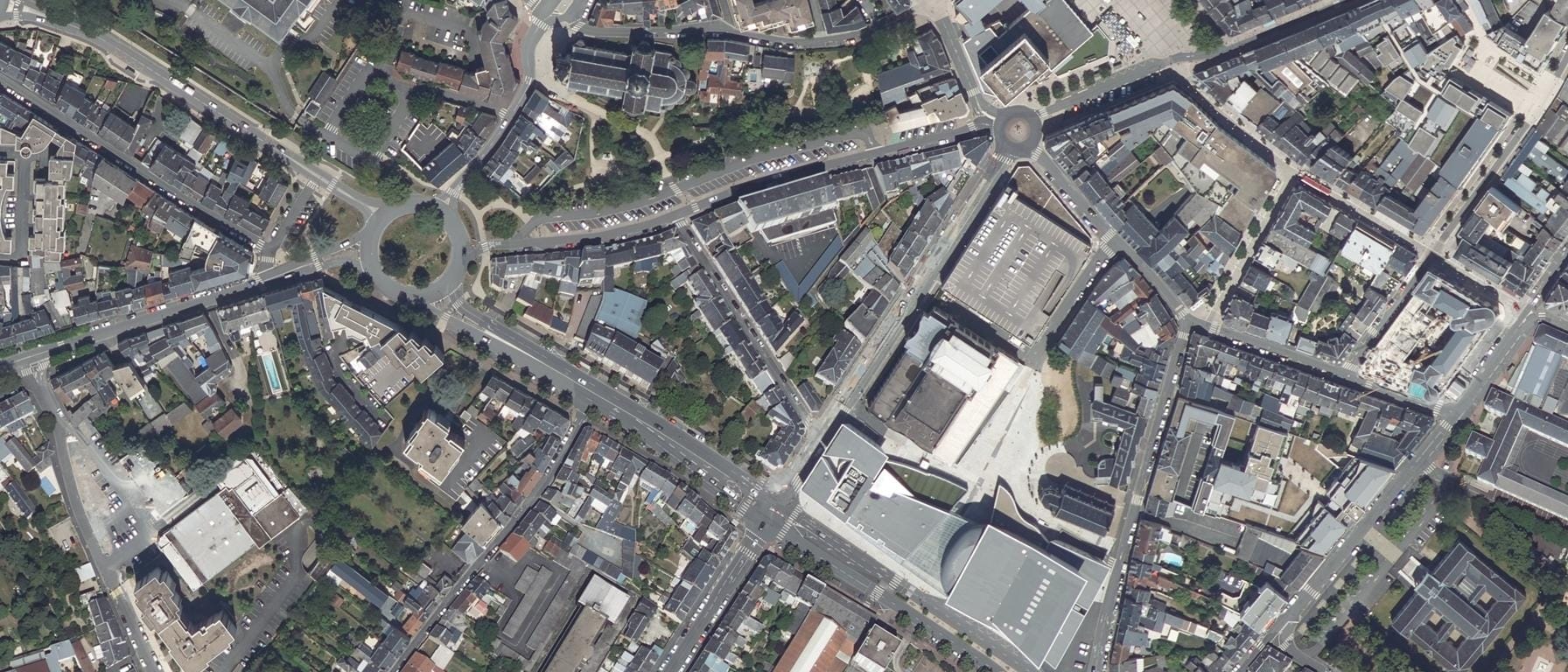 Vue aérienne de Université d'Orléans - Centre Univ. de Châteauroux