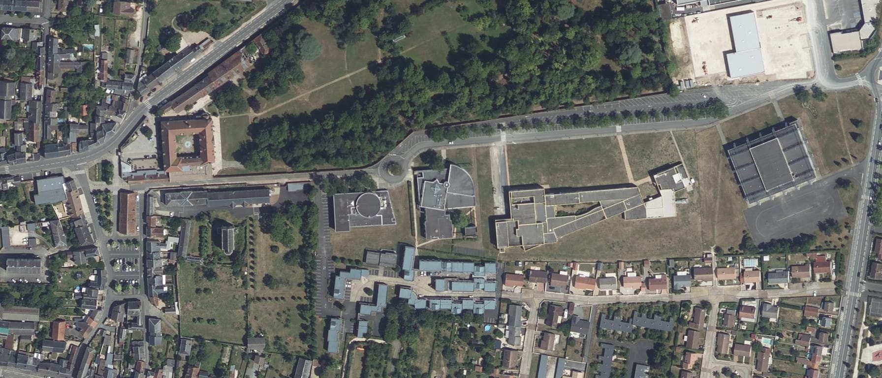 Vue aérienne de IUT de l'Indre