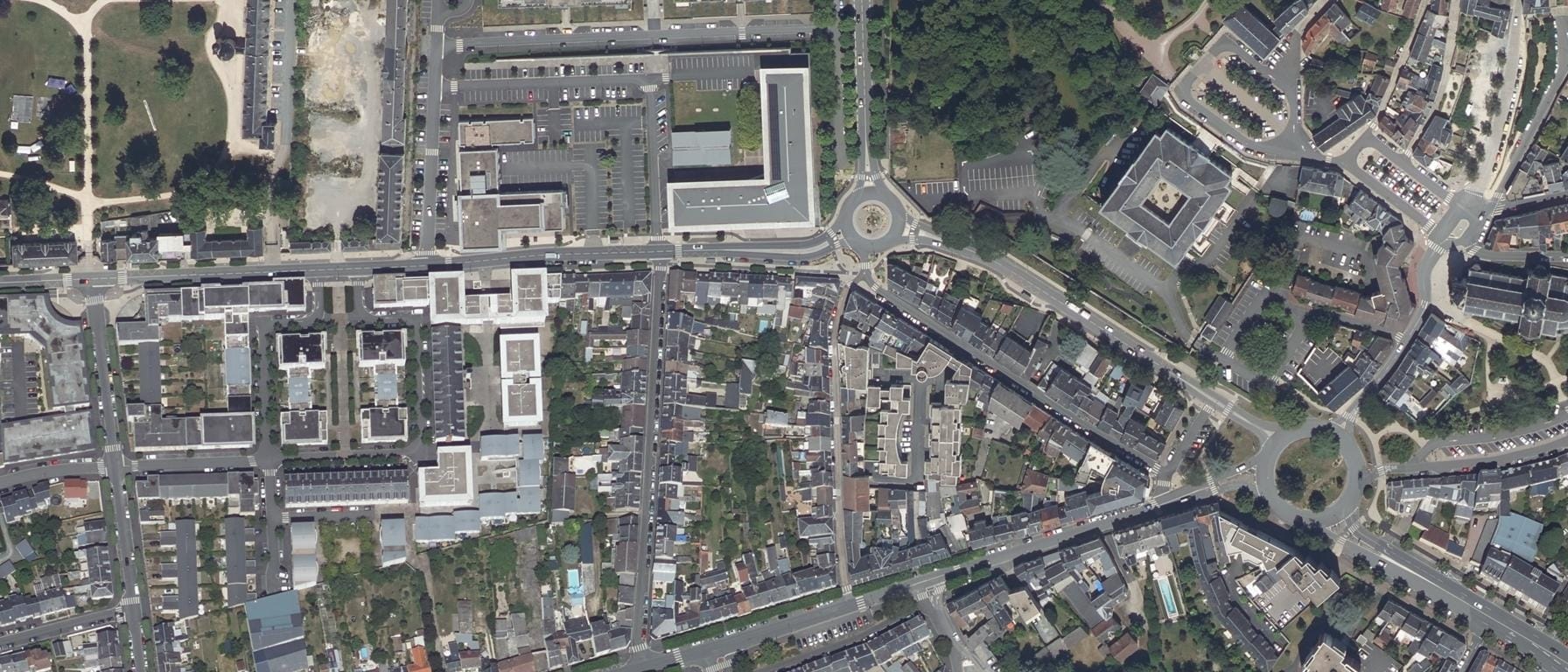 Vue aérienne de I.U.T de l'Indre