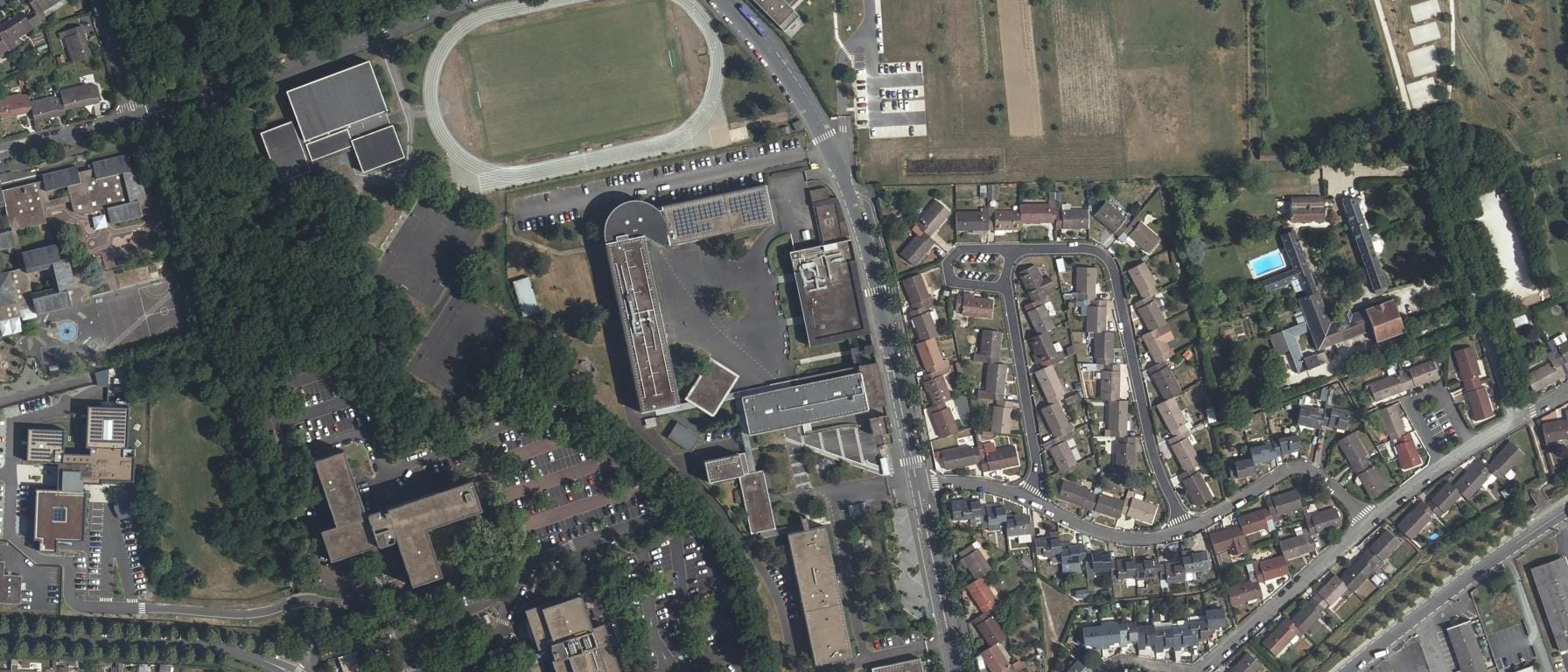 Vue aérienne de Lycée Choiseul
