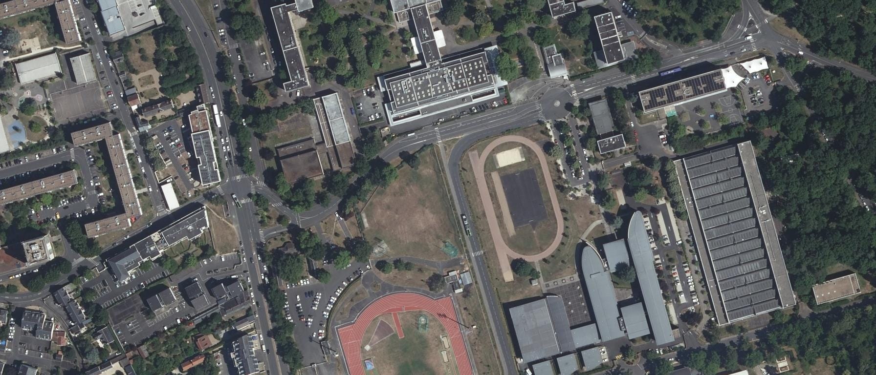 Vue aérienne de Lycée Grandmont