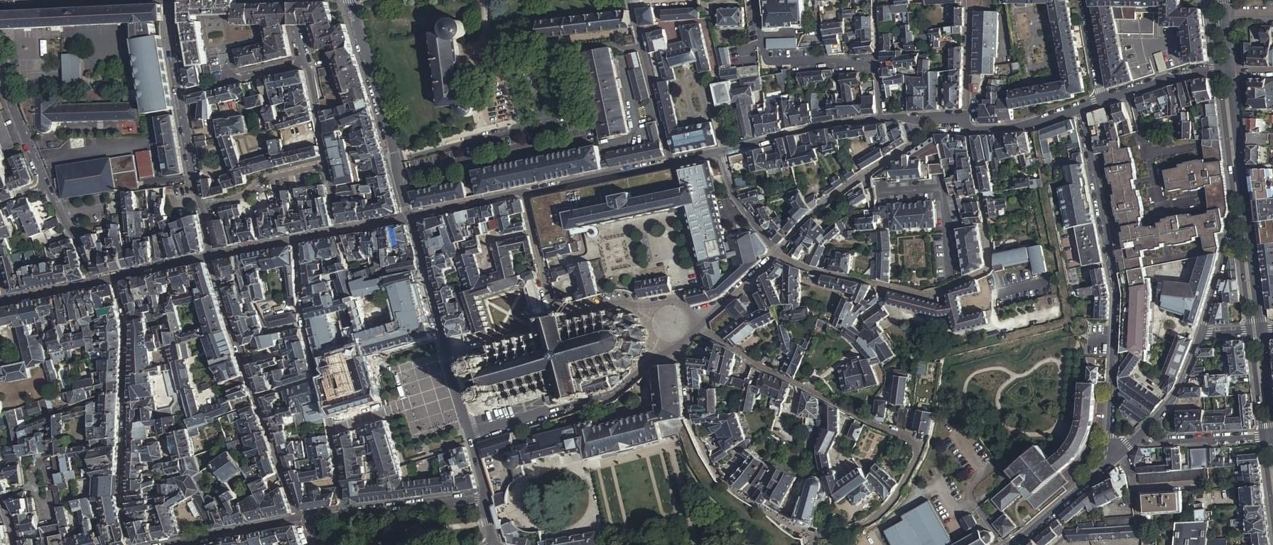 Vue aérienne de Lycée Paul-Louis Courier