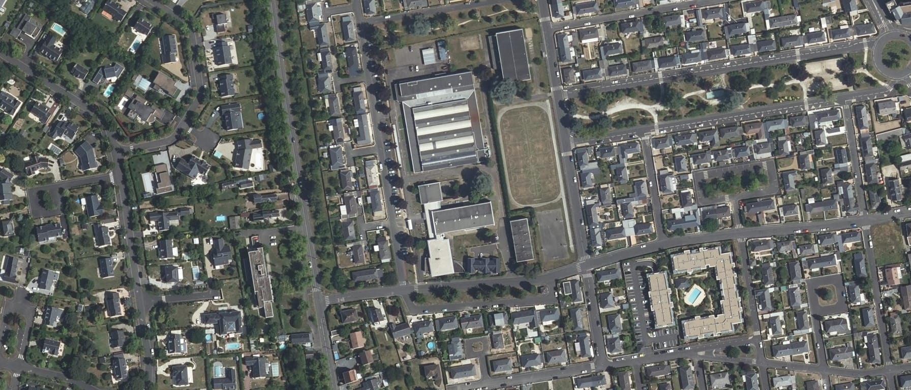 Vue aérienne de Lycée professionnel Gustave Eiffel