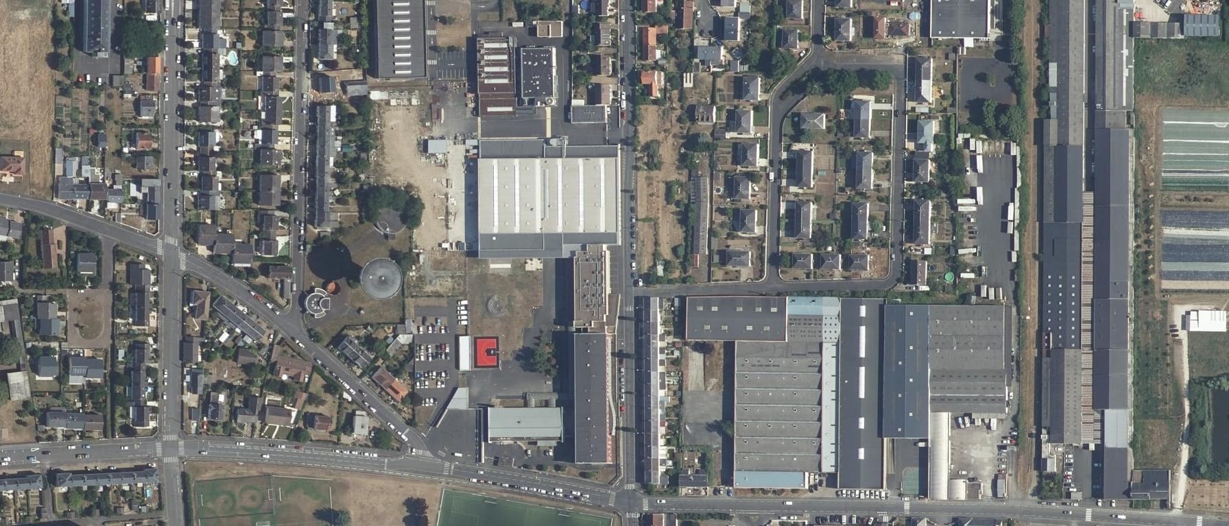 Vue aérienne de Lycée professionnel Martin Nadaud