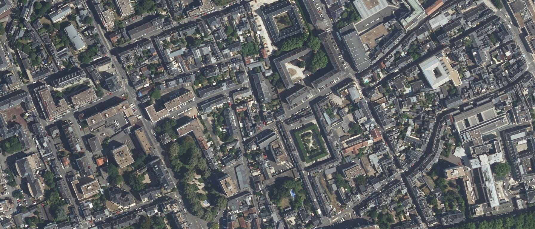 Vue aérienne de Lycée Saint Medard Inst N-D La Riche