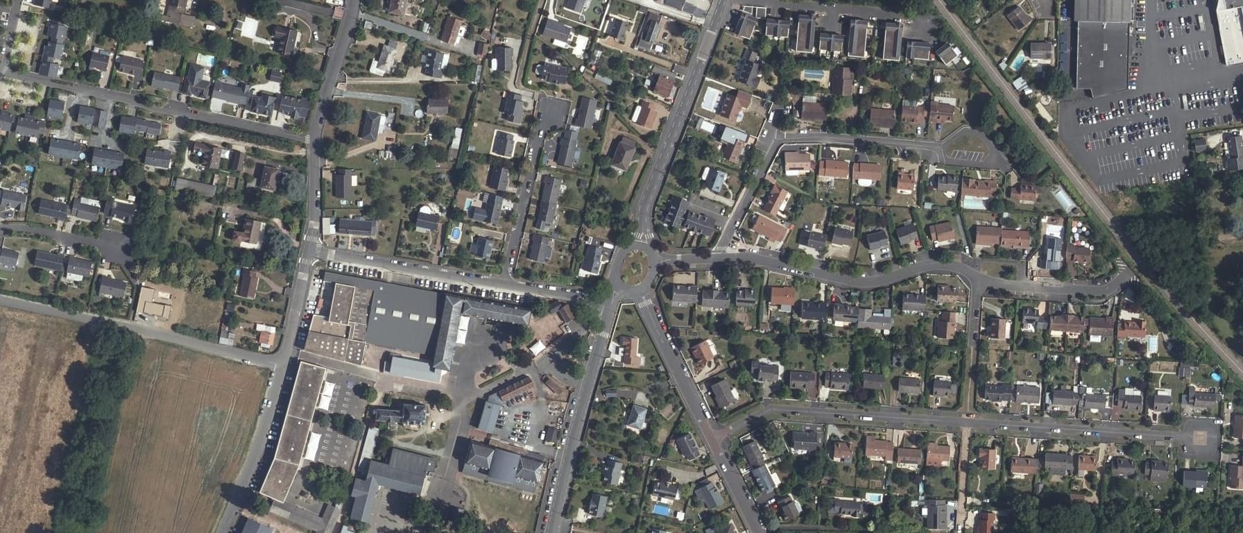 Vue aérienne de Lycée Saint Gatien