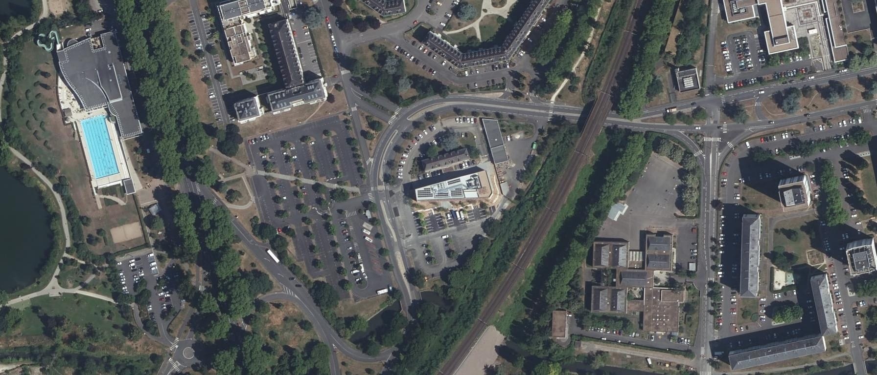 Vue aérienne de École de commerce PIGIER Tours (37)