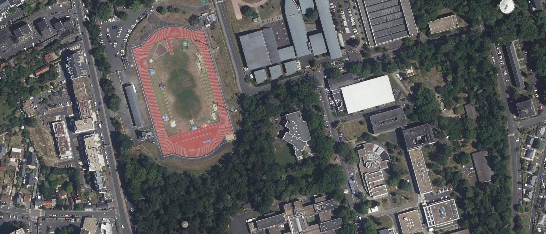 Vue aérienne de I.U.T de Tours