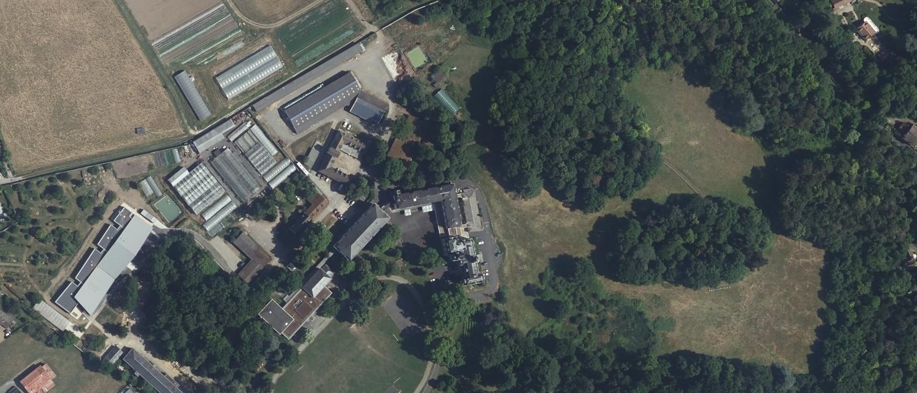 Vue aérienne de Lycée agricole de Tours-Fondettes AgroCampus