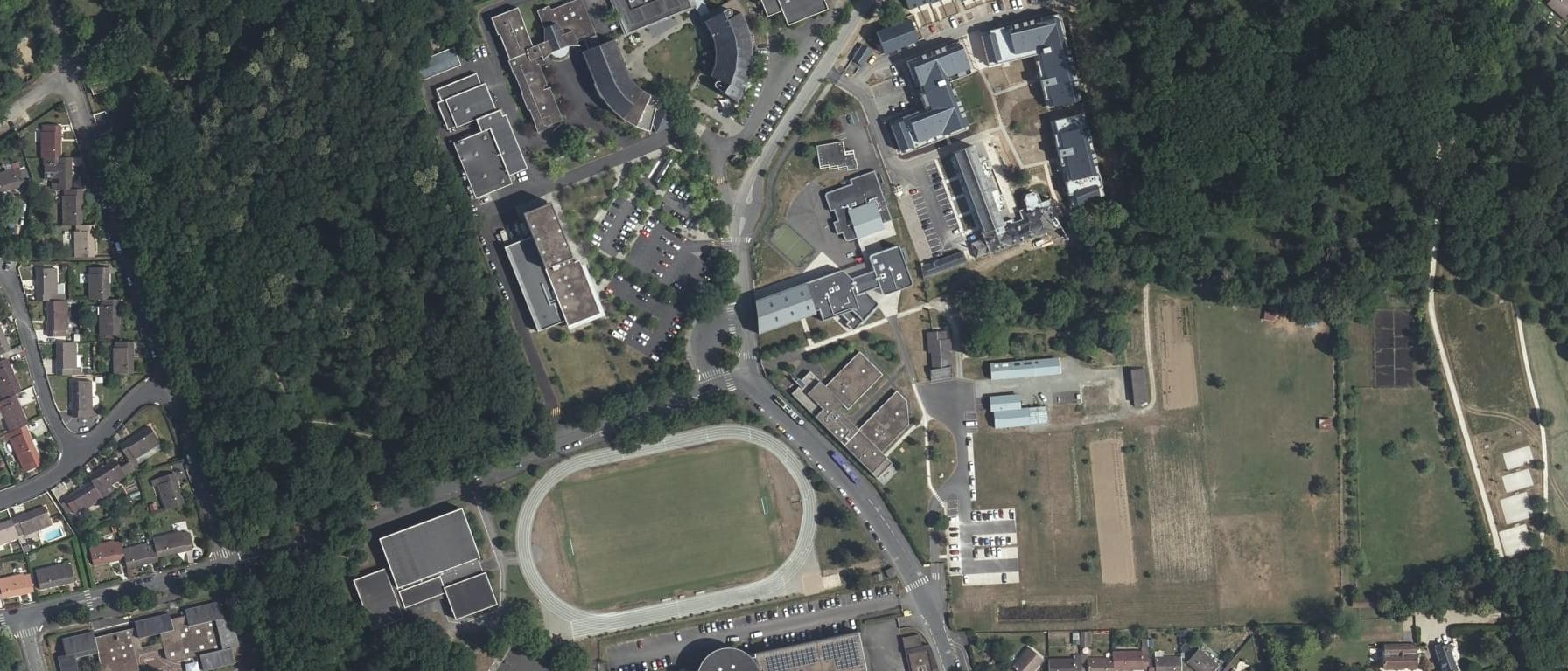 Vue aérienne de CFA la Cité des Formations