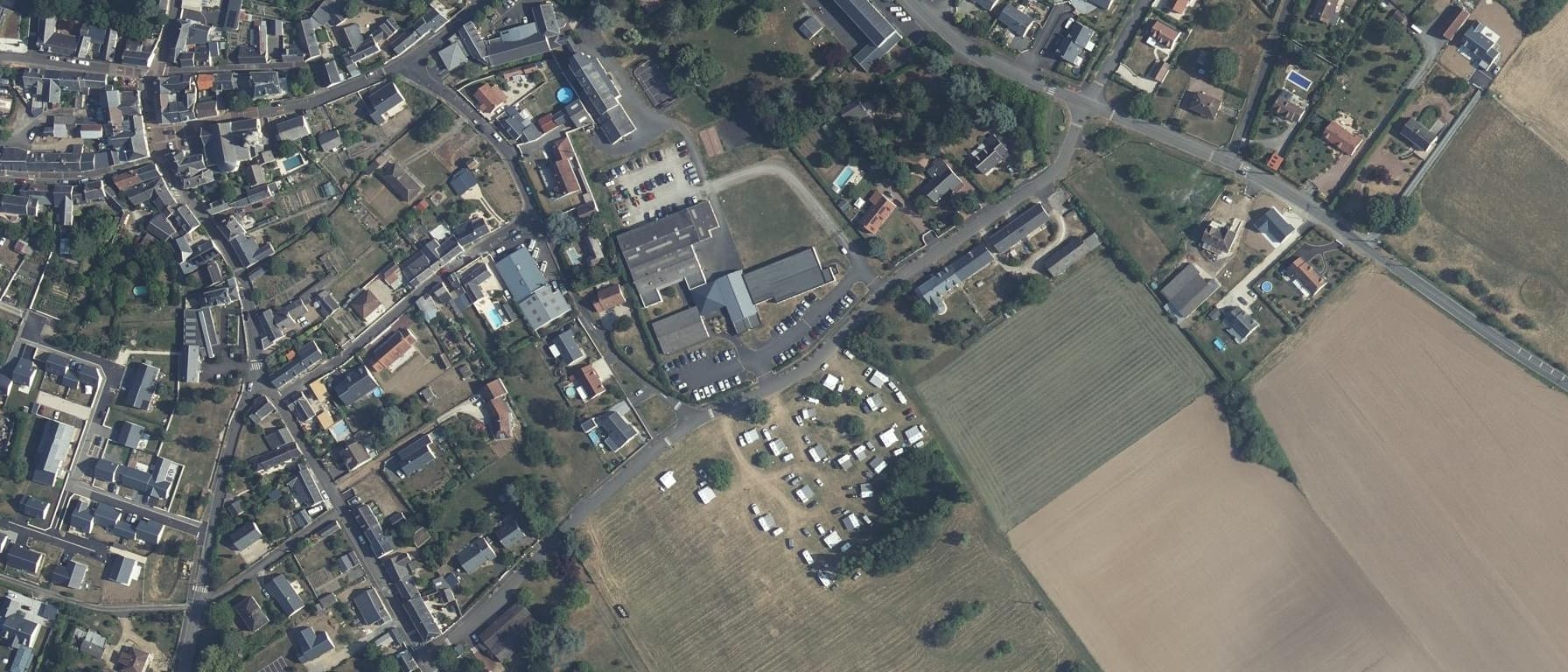 Vue aérienne de CFA MFEO (MAISON FAM)
