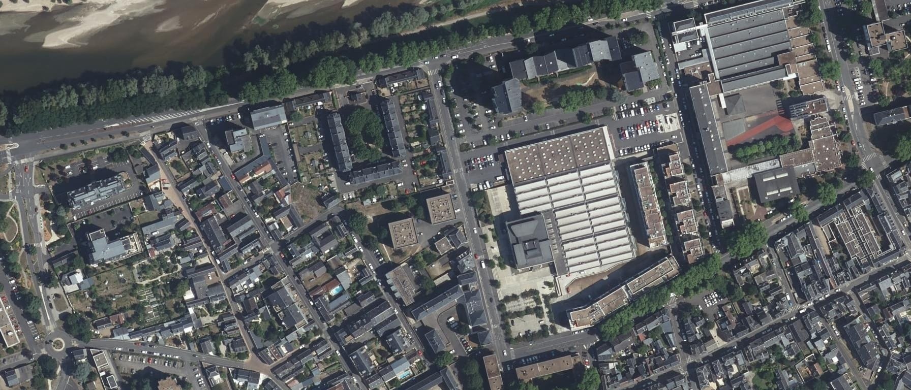 Vue aérienne de Ecole supérieure d'art et de design TALM-Tours