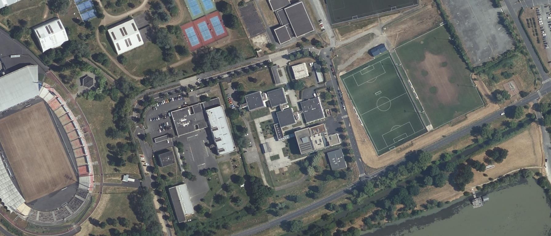 Vue aérienne de Lycée professionnel Henri Becquerel