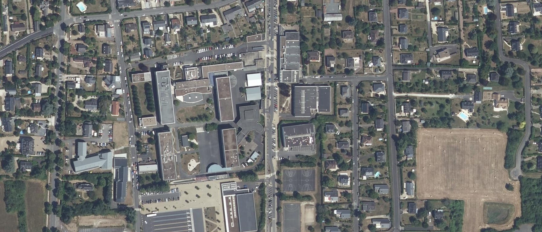 Vue aérienne de Lycée professionnel Jean Chaptal