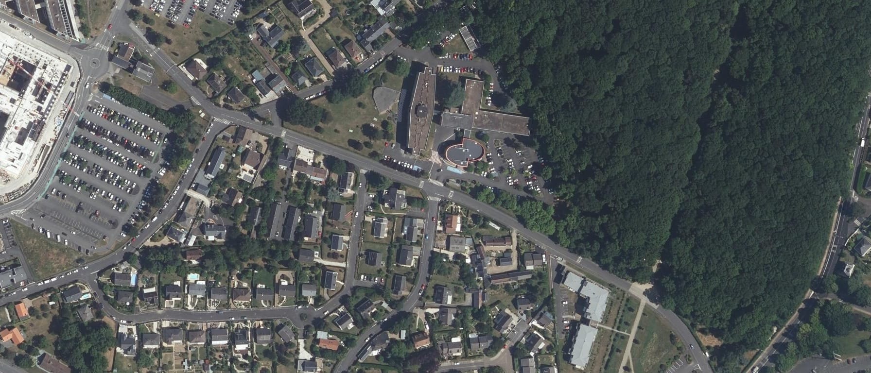 Vue aérienne de IFSI du CHU de TOURS