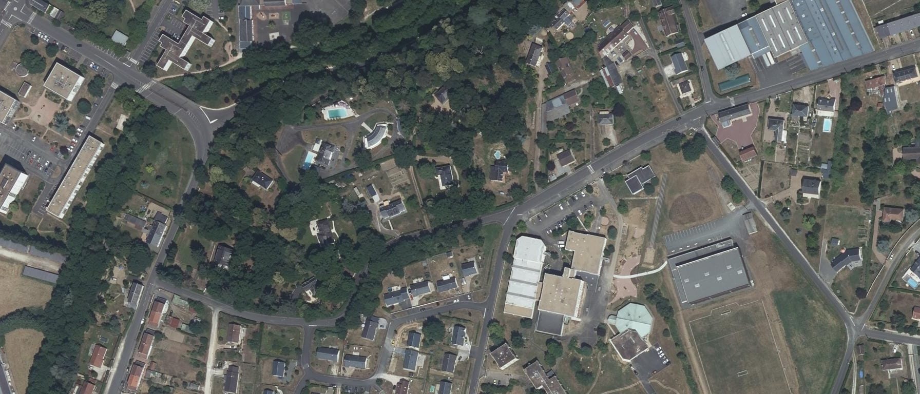 Vue aérienne de Lycée professionnel Beauregard