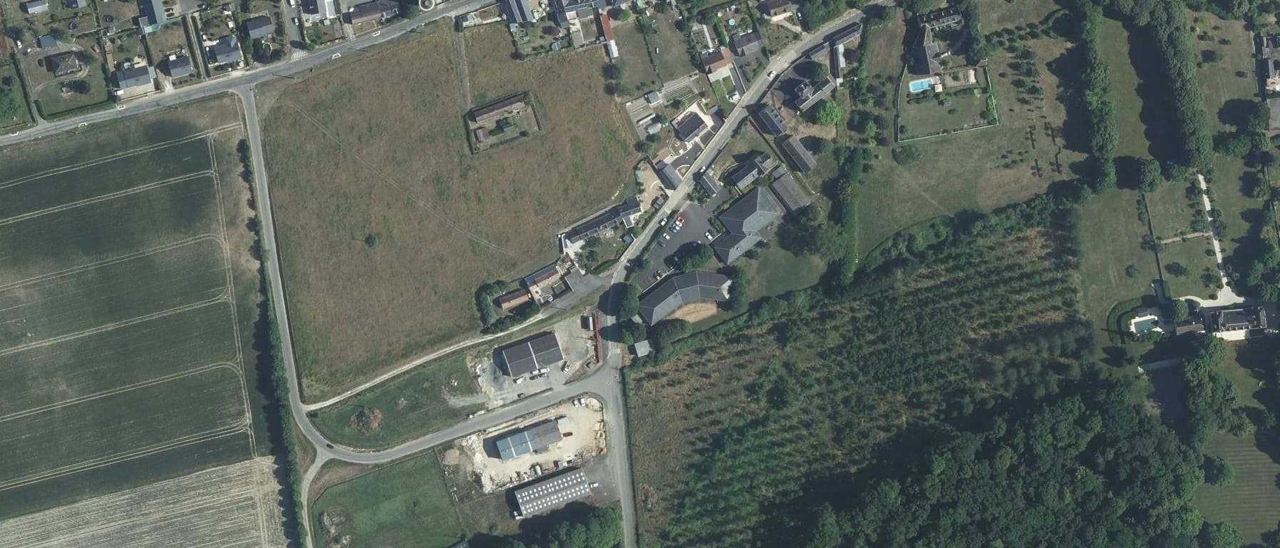 Vue aérienne de MFR NEUVY LE ROI
