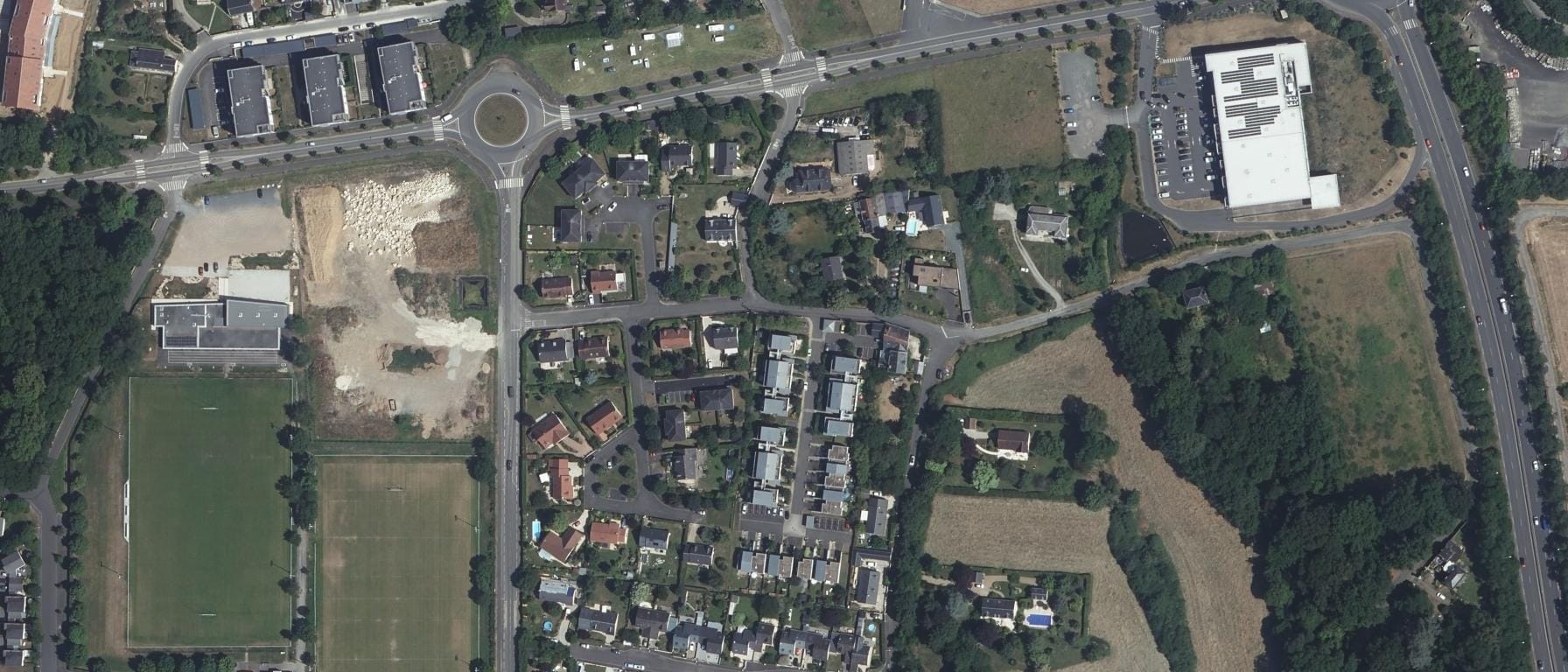 Vue aérienne de CFA Pharmacie de Tours / Université de TOURS