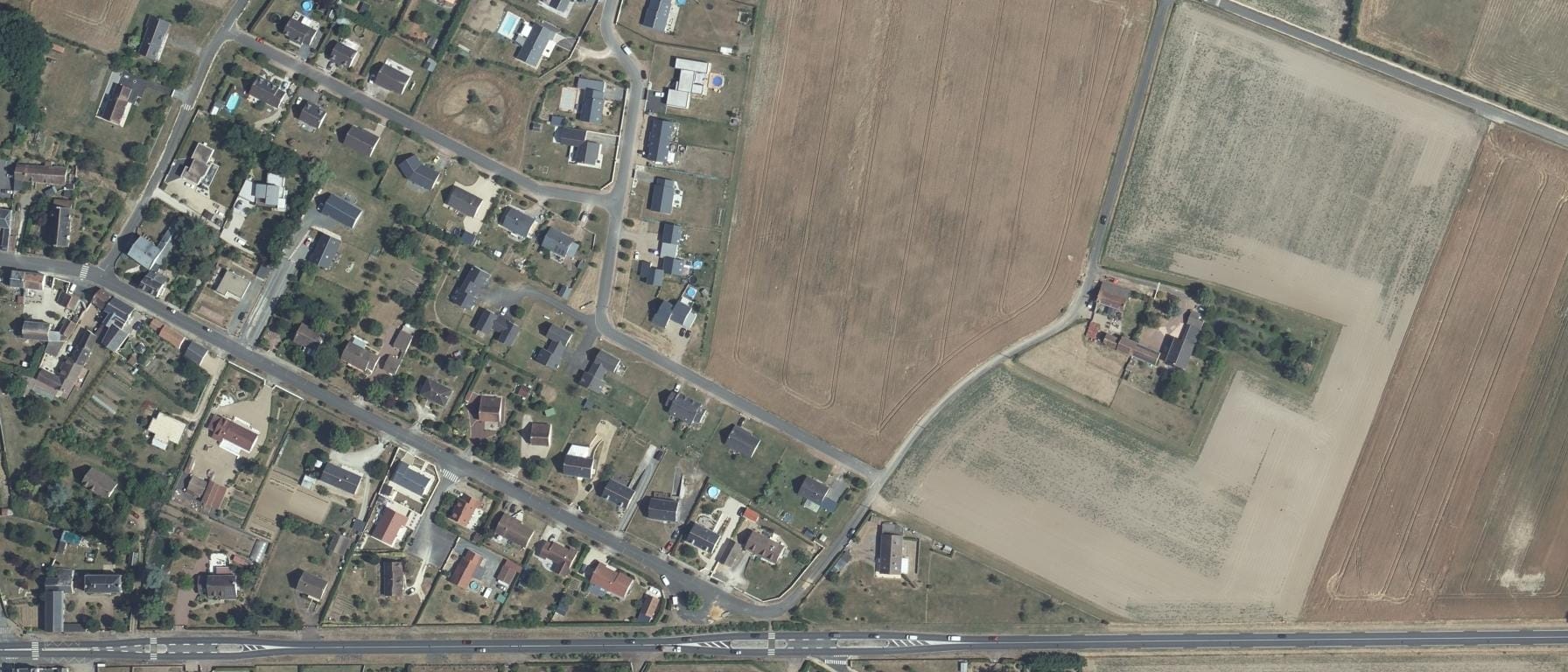 Vue aérienne de MFR DU VAL DE MANSE