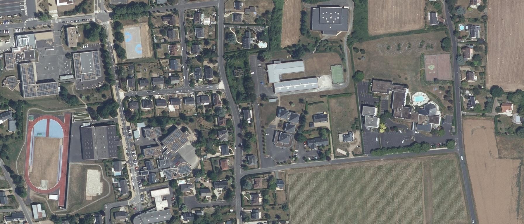 Vue aérienne de CTR DE FORMATION D APPRENTIS CFAI ANT. AMBOISE