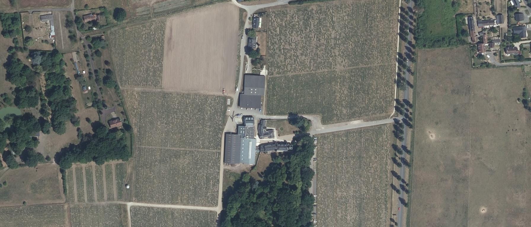 Vue aérienne de EDUCAVERT - CFA d'Amboise-Chambray Les Tours