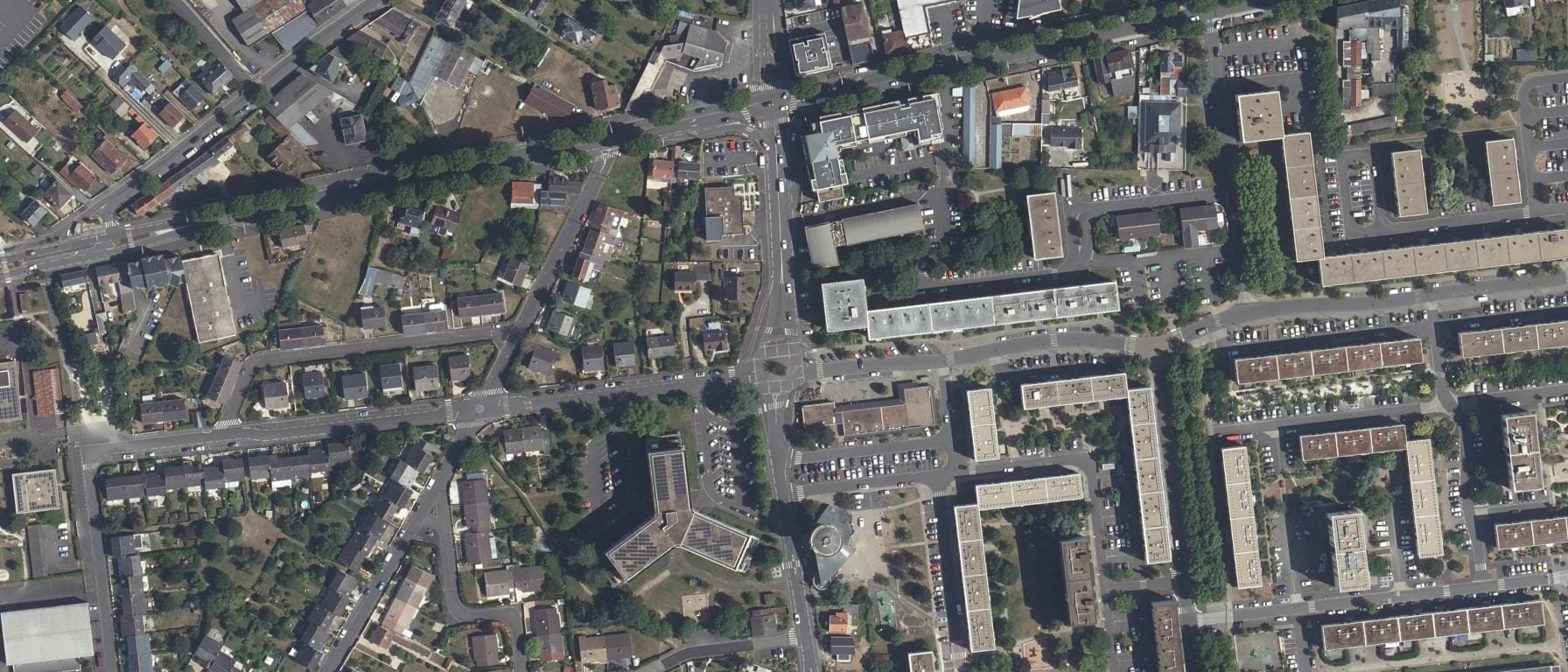 Vue aérienne de CENTRE D'ENSEIG- SUPERIEUR EN OPTIQUE LUNETTERIE (CESOL)