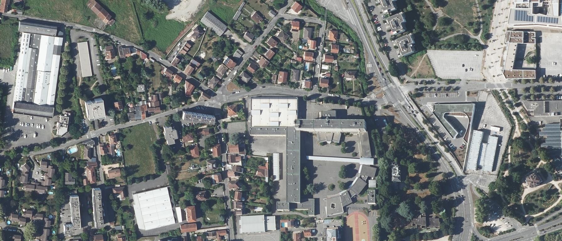 Vue aérienne de Lycée L'Oiselet