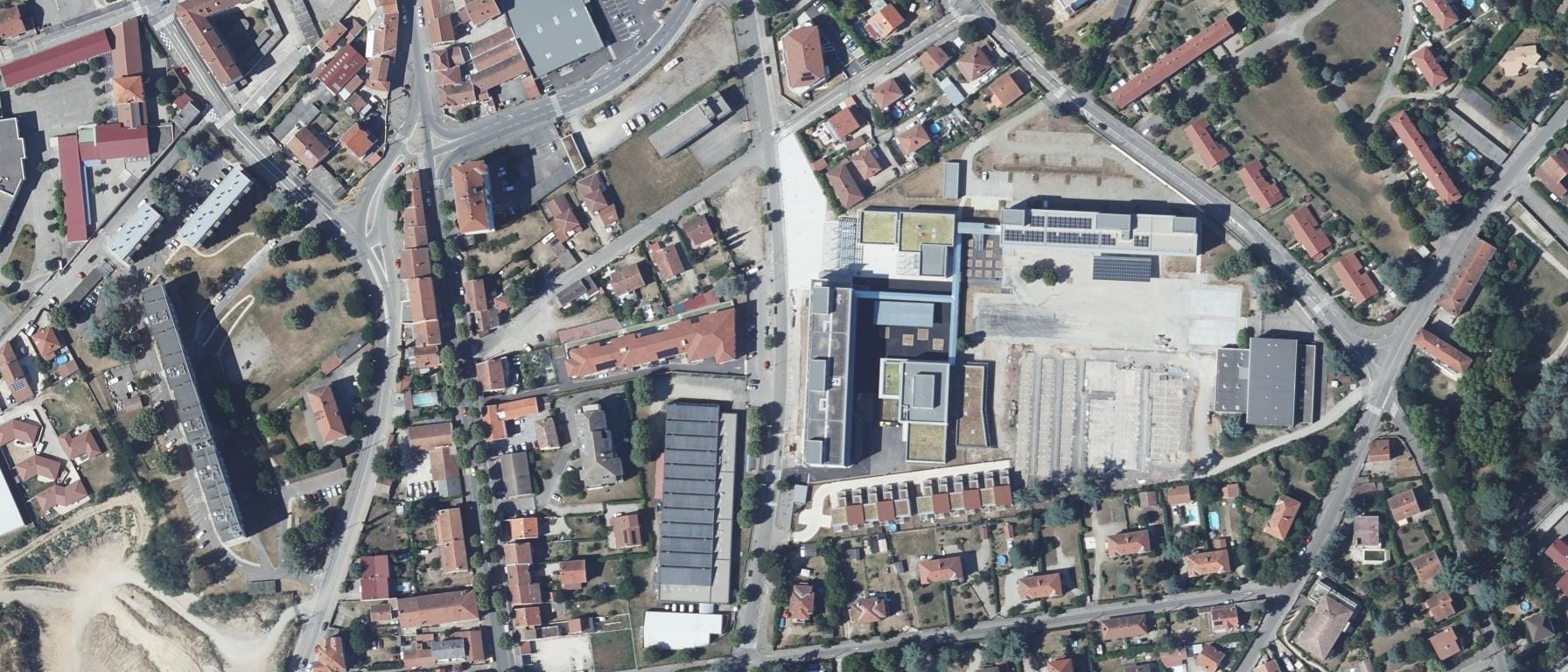 Vue aérienne de Lycée De L'Edit