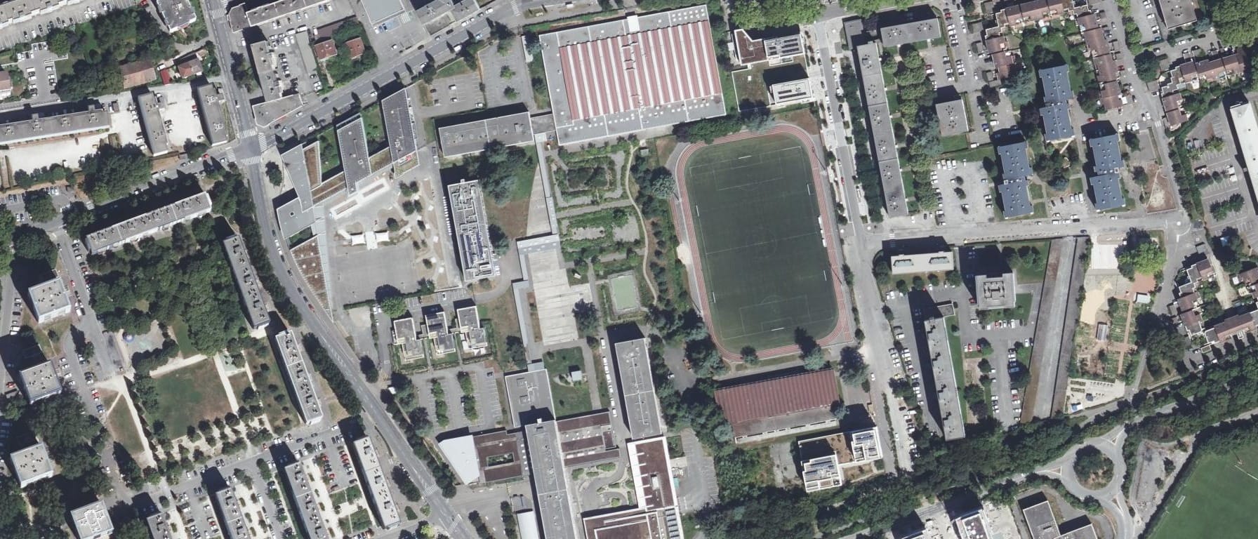 Vue aérienne de Lycée Andre Argouges