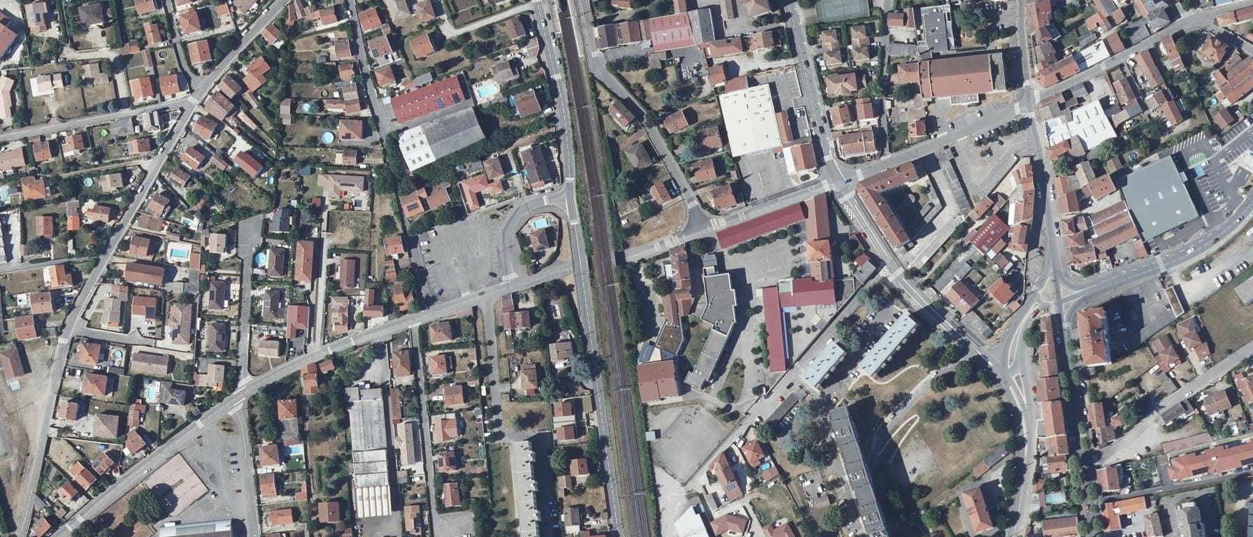 Vue aérienne de Lycée Jeanne D'Arc