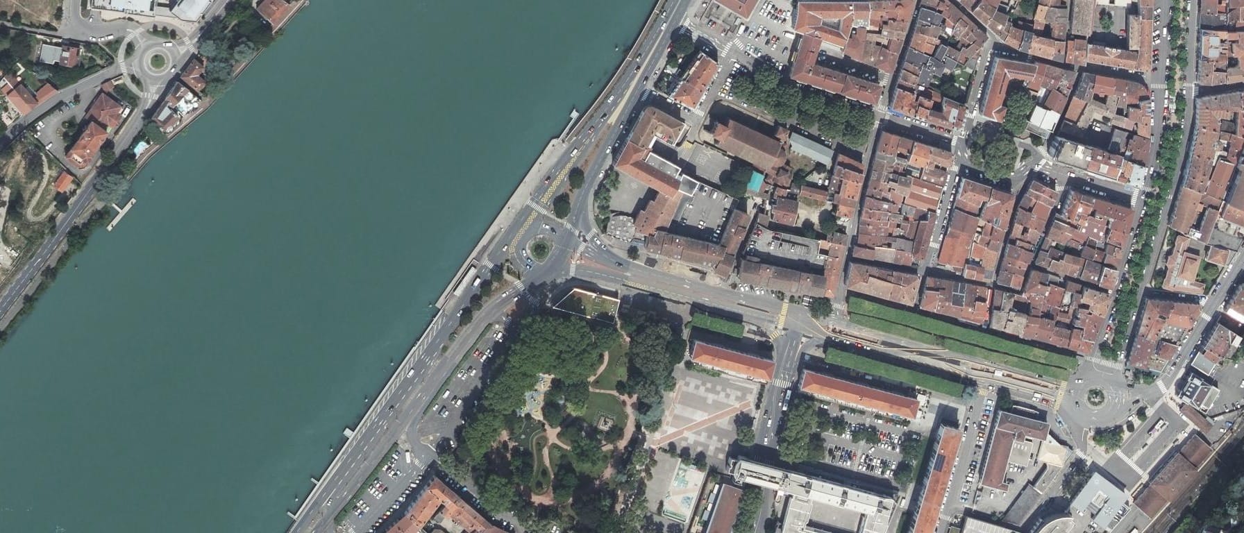 Vue aérienne de Lycée Robin