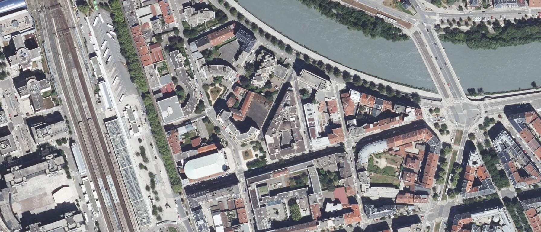 Vue aérienne de I.U.T. 2 de Grenoble
