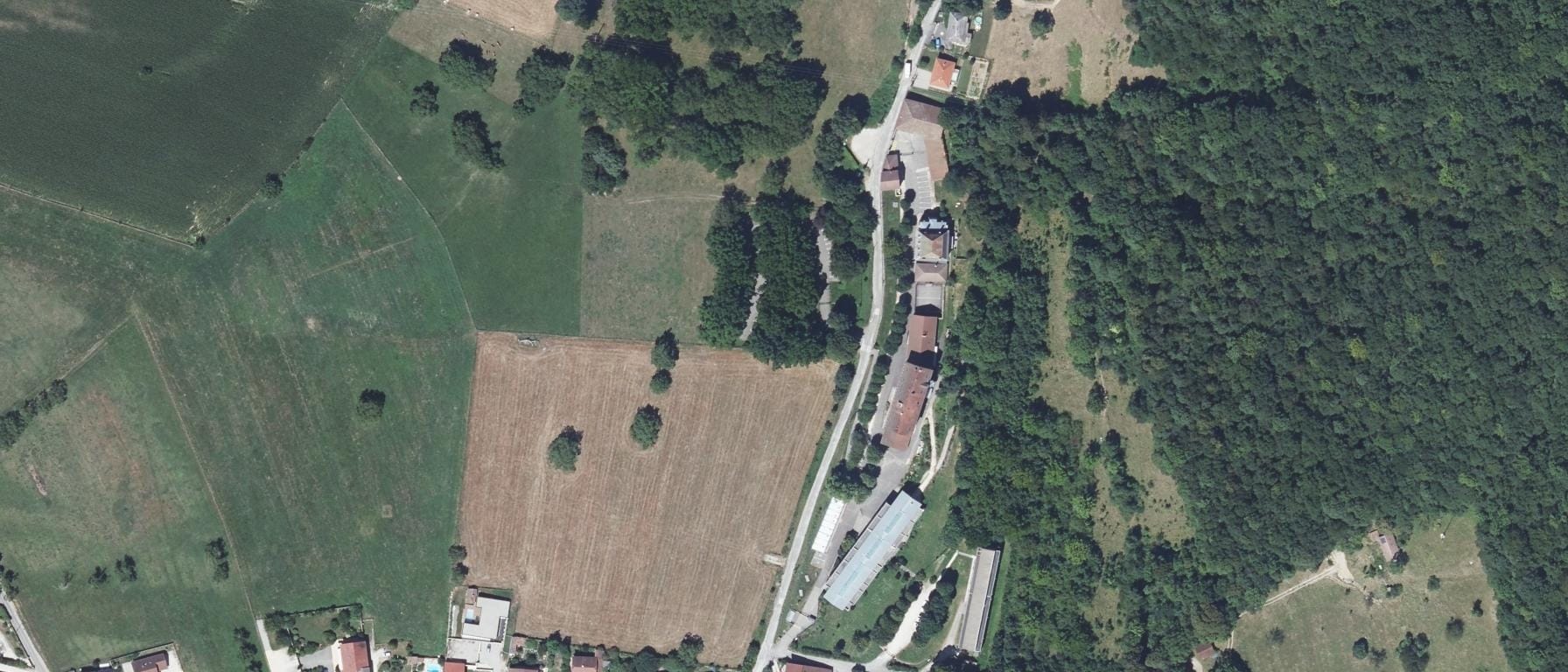 Vue aérienne de LPA La Martellière de Voiron - Apprentissage