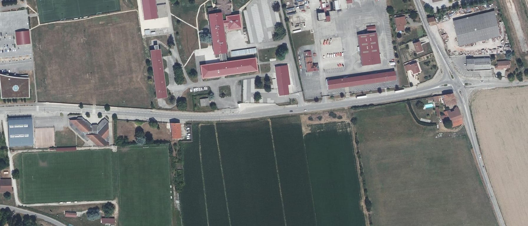Vue aérienne de Lycée agricole Agro-Environnemental
