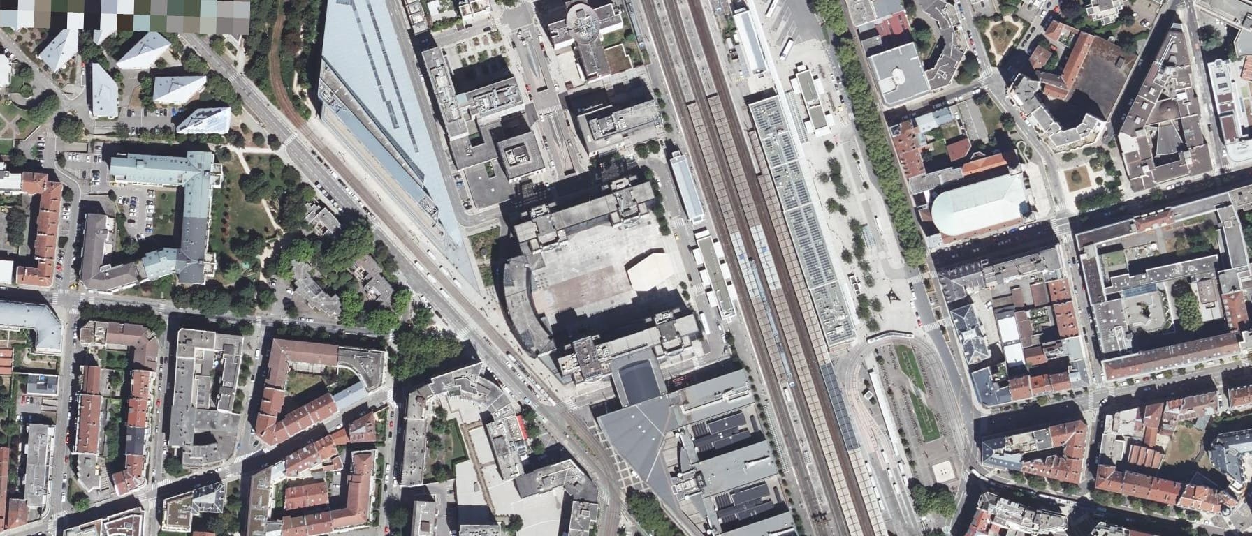 Vue aérienne de Institut Supérieur du Tertiaire - CCI Grenoble
