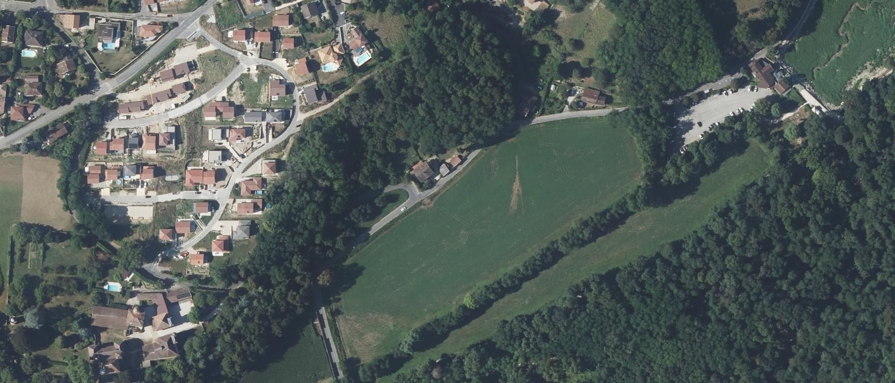 Vue aérienne de Lycée Jean Claude Aubry - GRETA NORD ISERE