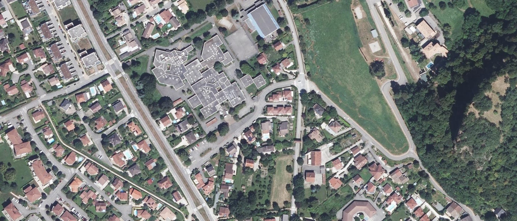 Vue aérienne de Lycée professionnel Francoise Dolto