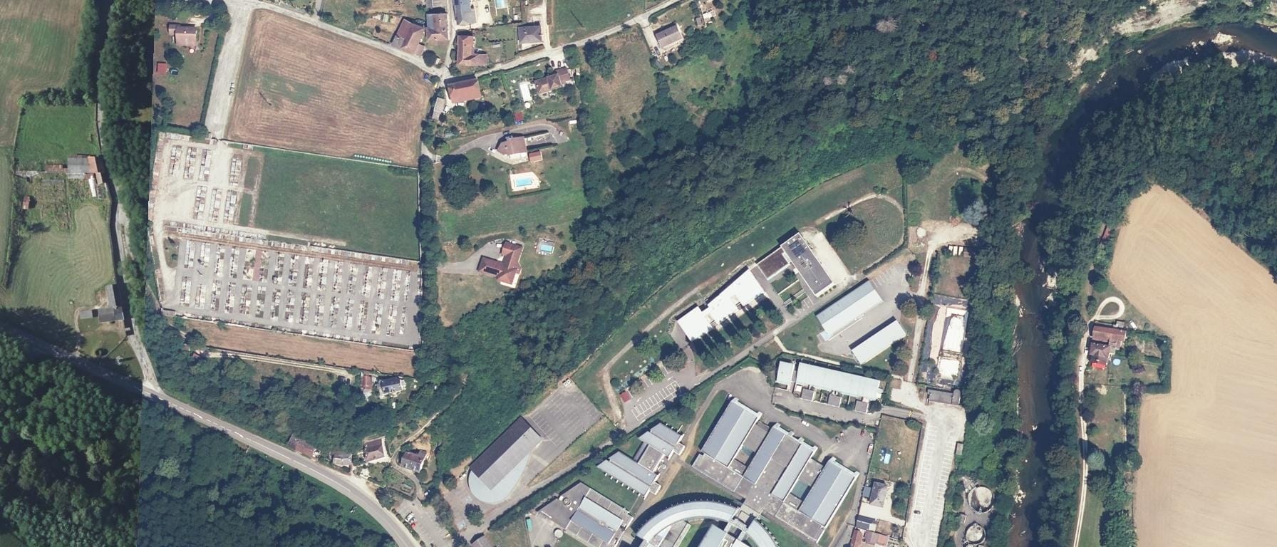 Vue aérienne de Lycée agricole du GUIERS VAL D'AINAN
