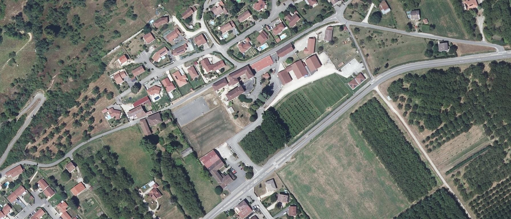 Vue aérienne de MFREO Chatte