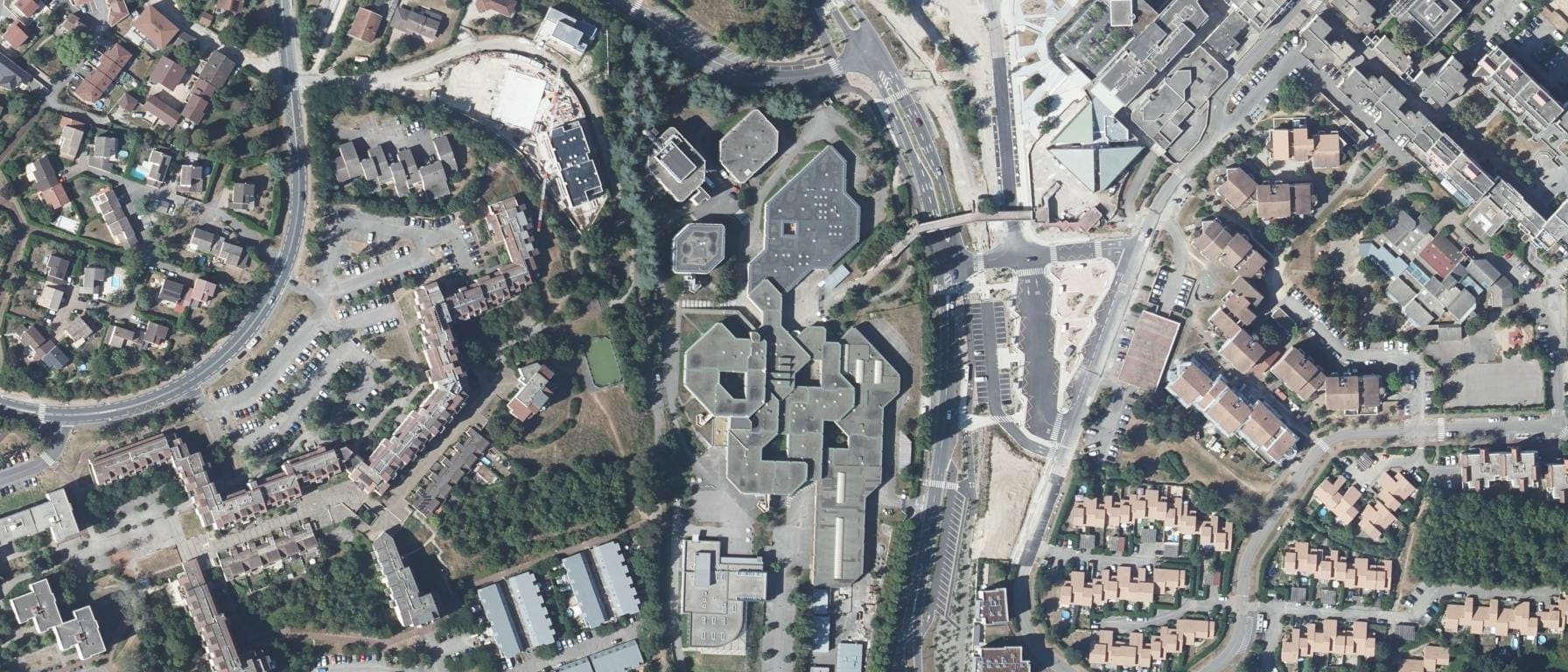 Vue aérienne de Lycée des Métiers - Léonard de Vinci
