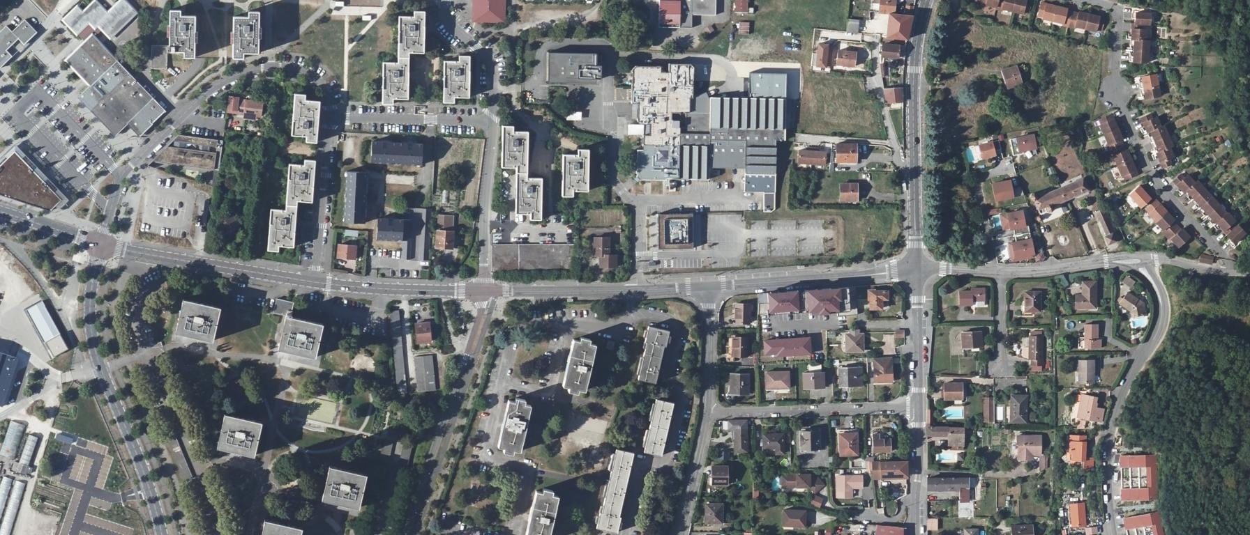 Vue aérienne de CMA FORMATION - BOURGOIN JALLIEU