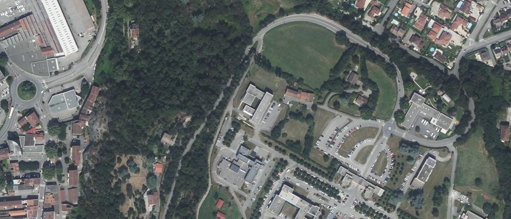 Vue aérienne de IFSI de Vienne