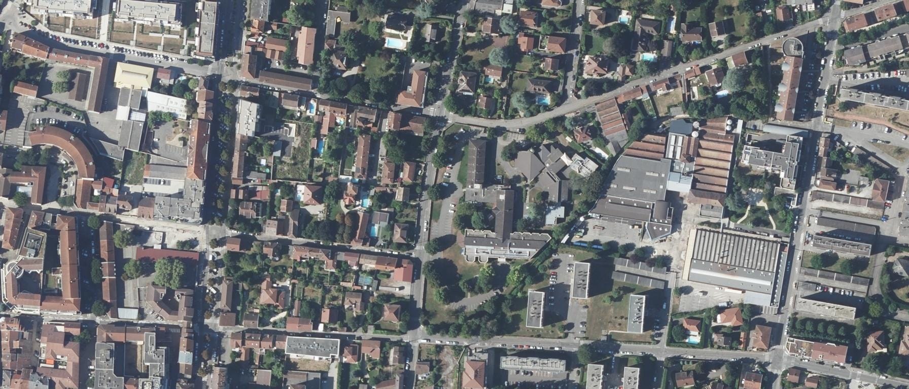 Vue aérienne de IFSI CH Oudot