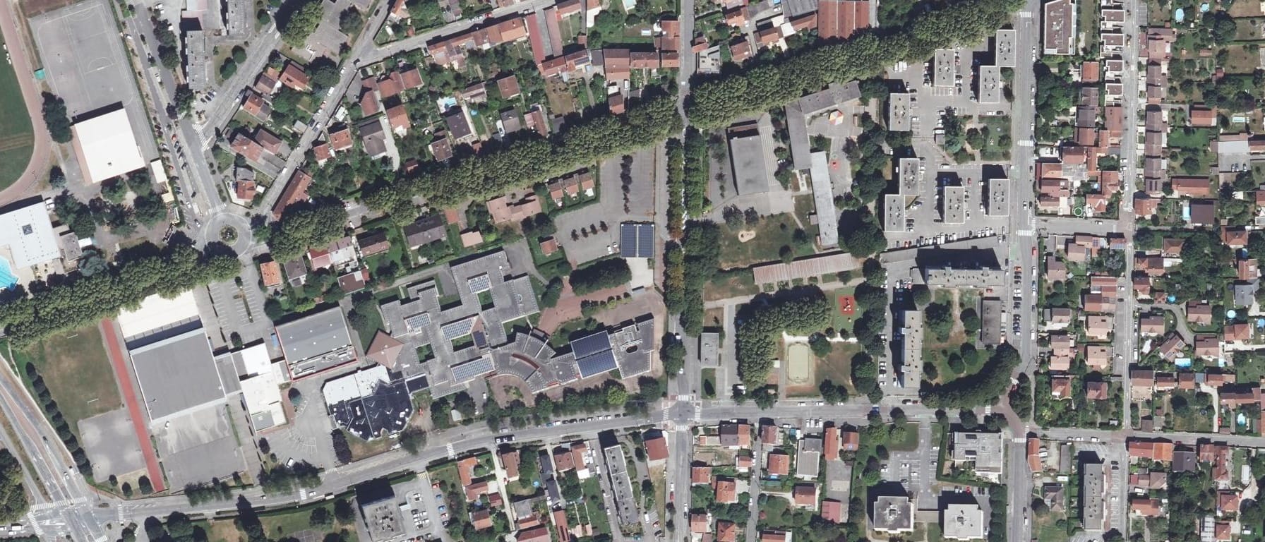 Vue aérienne de Lycée Aristides Berges