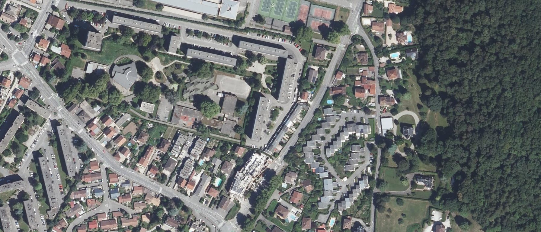 Vue aérienne de Conservatoire National des Arts et Métiers - Grenoble