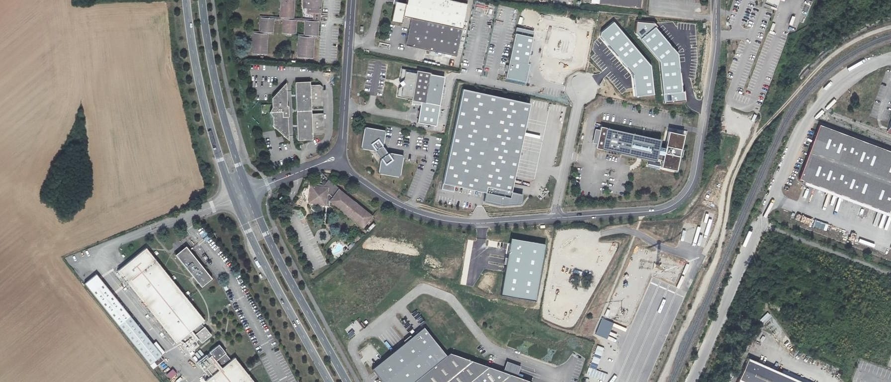 Vue aérienne de CFA AFTRAL CFA Transport Logistique