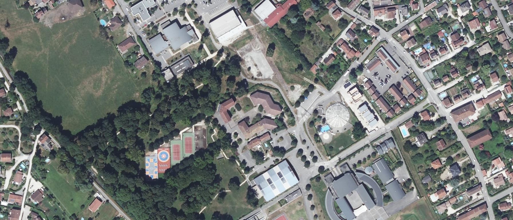 Vue aérienne de MFR Moirans - CFA FRMFREO